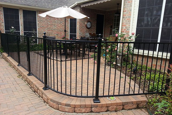 Black Aluminum Fence