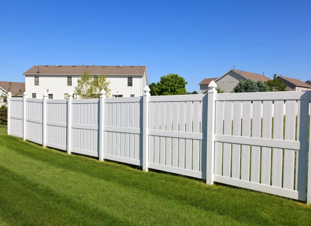 Modern Vinyl Fence