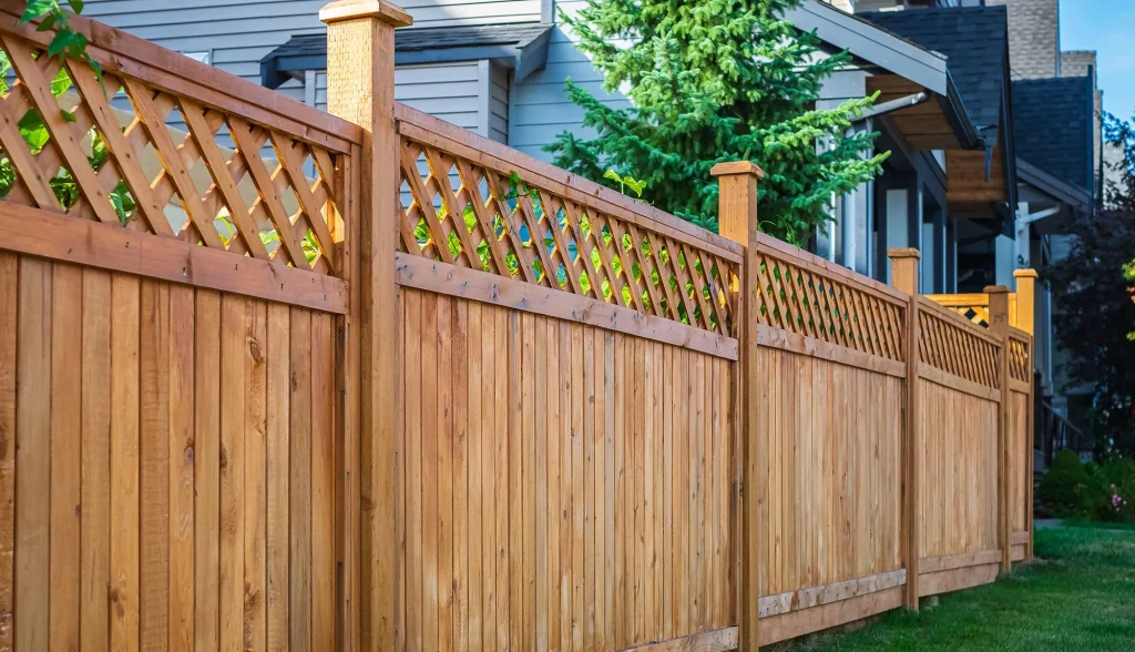 Decorative Lattice Fence